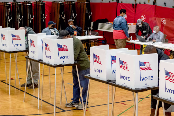Image: US-VOTE-MICHIGAN