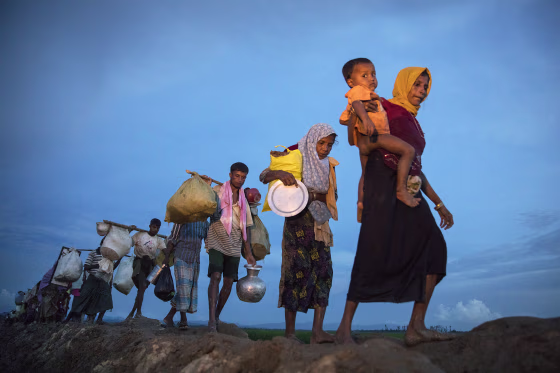 Image: Rohingya Refugees Flood Into Bangladesh