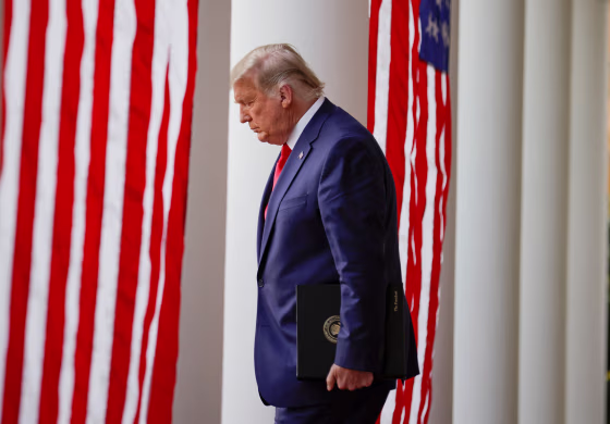 Image: U.S. President Trump delivers update on so-called Operation Warp Speed coronavirus treatment program in televised address from the Rose Garden at the White House in Washington
