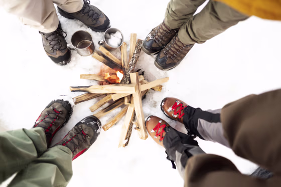 Winter campers