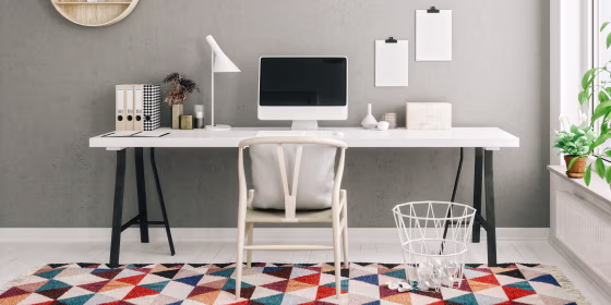 These office rugs will transform your work from home space in just minutes