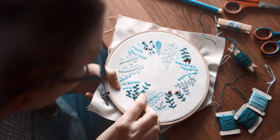 It's a very soothing pastime but also a very creative one