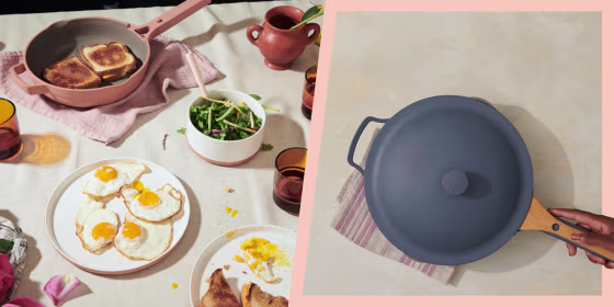 Image: Collage of photos featuring the Always Pan by Our Place, The Always Pan is designed to replace 8 traditional pieces of cookware. Discover why the Always Pan is the best kitchen upgrade you could make this year.