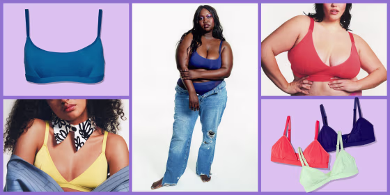 Illustration of different color bralettes on and off models. Parade Underwear launched two new bralettes. Learn what you should know about the new bralettes from Parade, including available sizes and where to buy them.