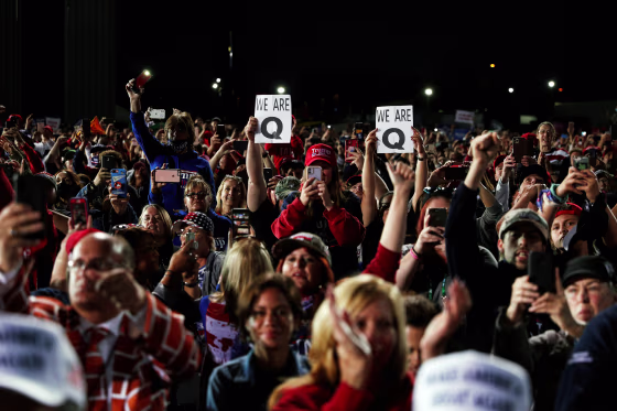 U.S. President Donald Trump campaign rally in Moon Township, Pennsylvania