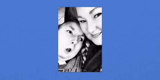 Brandi McCutchen with her 20-year-old son Brylee who has severe cerebral palsy and is dependent on the care provided by Tennesee's Medicaid program.