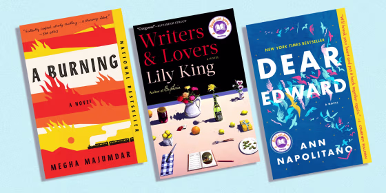 Illustration of three books from Read With Jenna book pick list