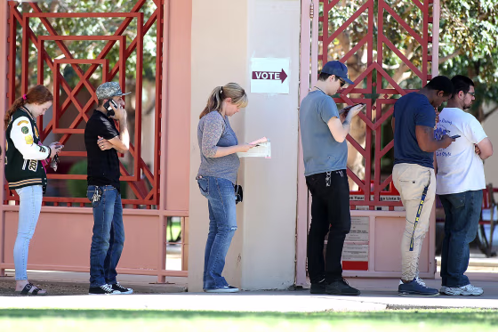 Image: Voters Across The Country Head To The Polls For The Midterm Elections