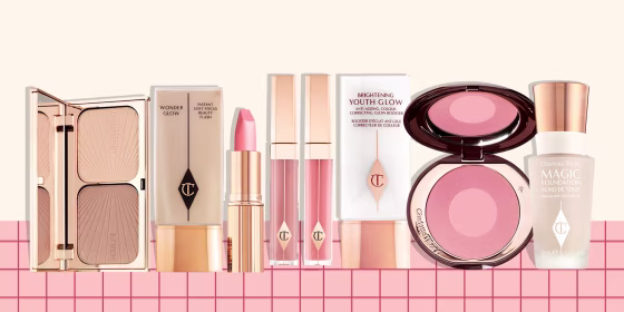 Illustration of Charlotte Tilbury products on sale