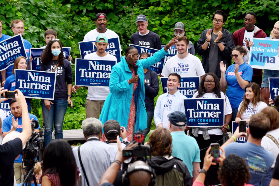 Rep. Ocasio-Cortez Campaigns With Ohio Congressional Candidate Nina Turner