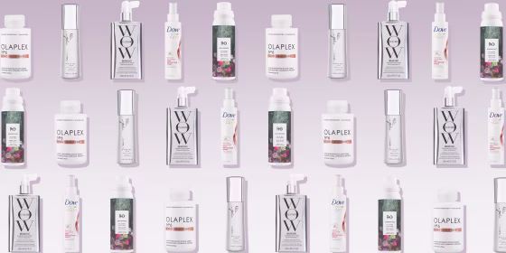 Illustration of different Heat protectant products