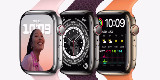 Image of two Apple Series 7 Watches