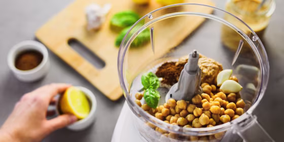 Image: Preparing Hummus, Tallinn, Estonia