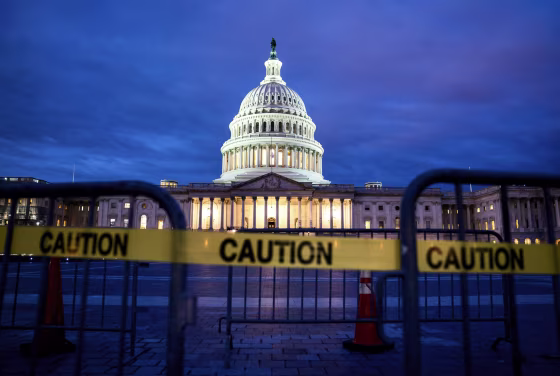 Image: The Capitol after the government shutdown on Dec. 22, 2018.
