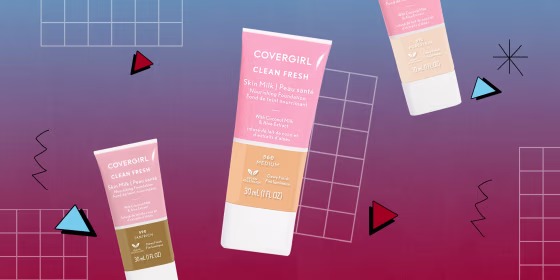 Illustration of the Covergirl Clean Fresh Skin Milk Foundation popular on TikTok