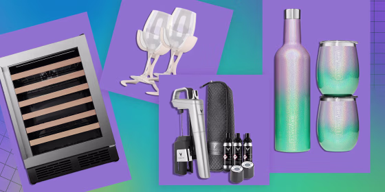 Wine baskets and wine accessories make great gifts for wine lovers year-round, according to sommelier