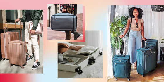 Illustration of different types of luggage to buy on sale now