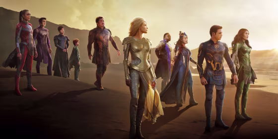 Image: \"Eternals\" features ancient aliens who have been living on Earth in secret for thousands of years.