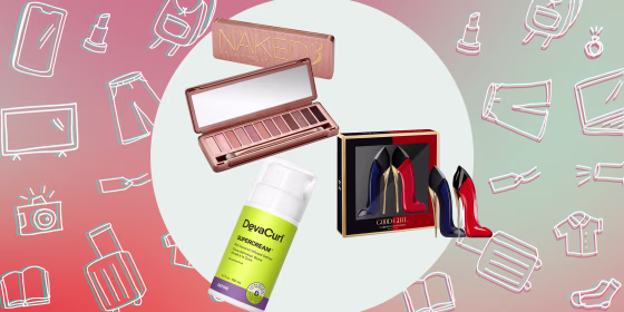 Naked3 Eyeshadow Palette, Carolina Herrera Good Girl Duo Mini Gift Set, DevaCurl SUPERCREAM Rich Coconut-Infused Definer