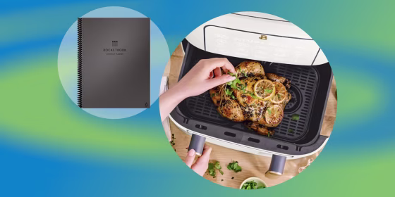 Rocketbook launches an everyday planner and Beautiful by Drew Barrymore introduces a new air fryer.