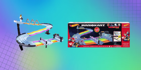 It’s big and beautiful, and the Rainbow Road racetrack may soon be dominating my living room.