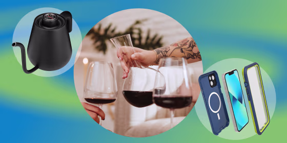 Pour one out with a crystal decanter from Made In, fresh tea from Soma’s new kettle and more protection for your phone from LifeProof.