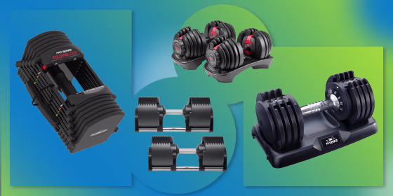 We spoke to personal trainers on how to upgrade your home gym with adjustable dumbbells in 2022. Shop brands like PowerBlock, Bowflex, Flybird and more.