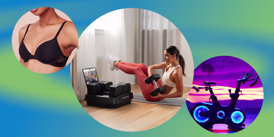 Shop the best new products and latest releases, including an Echelon stationary bike, NordicTrack voice-controlled adjustable dumbbells and a new line from Pepper.