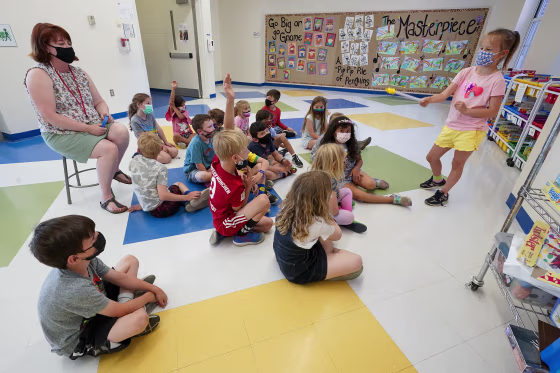 Image: NY Mask mandate, school children
