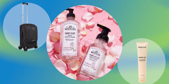 New launches include J.R. Watkins soap, an Osprey suitcase and a Maelove cleanser.
