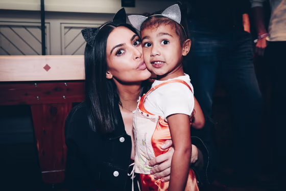 Image: Kim Kardashian And North West Attend Ariana Grande's Dangerous Woman Concert At The Forum