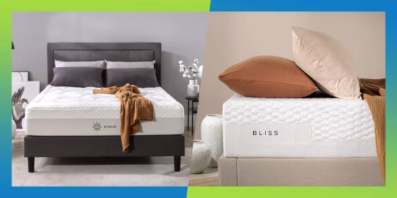 These Zinus cooling mattresses are part of the brand’s Luxe Collection.