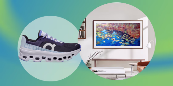 New releases include Samsung’s 2022 iteration of The Frame TV and On’s new Cloudmonster shoe.