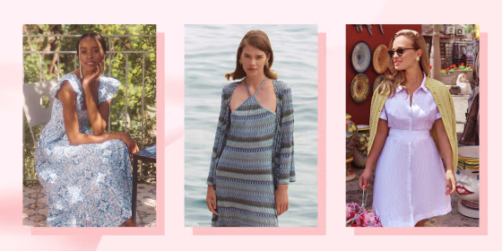 Three Women wearing outfits from the new Hill House Home launch