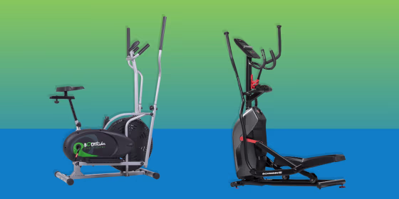 Illustration of two ellipticals