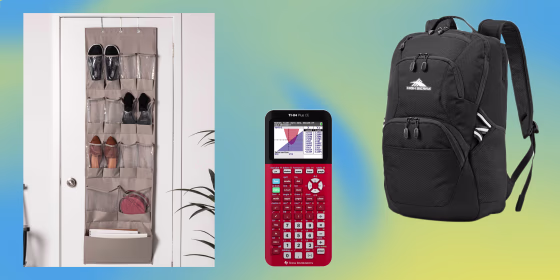 Check out a shoe organizer, calculator, and backpack available for their lowest price in months at Target’s College sale. 