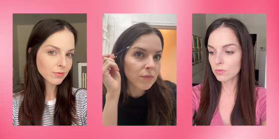 Trio of images using the Anastasia Brow Genius