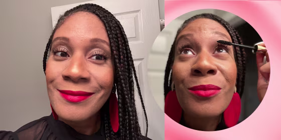 Using the L'Oreal Paris Age Perfect Lash Magnifying Waterproof Mascara