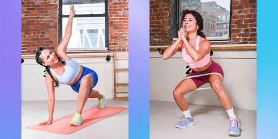 Two Women working out in a gym