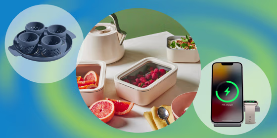 New releases include Caraway’s Food Storage Set, Our Place's Egg Poacher and an Apple-certified wireless charger from Anker.