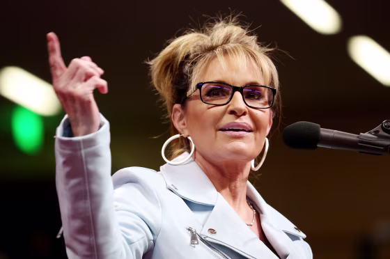Former President Trump Campaigns With House Candidate Sarah Palin And Senate Candidate Kelly Tshibaka In Anchorage, Alaska