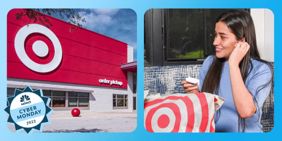 Target Exterior and bags from target