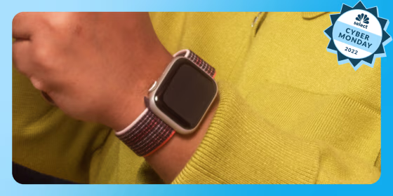 The 41mm Apple Watch Series 8, along with other models and sizes, is now on sale for Cyber Monday at a great price.