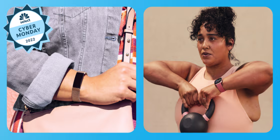 Two Fitbits on models