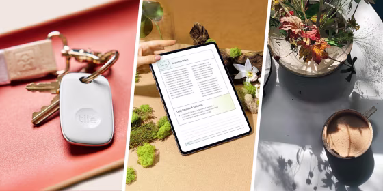 Boundaries Workbook, Tile Mate Key Tracker and Rasa Cacao Coffee Alternative