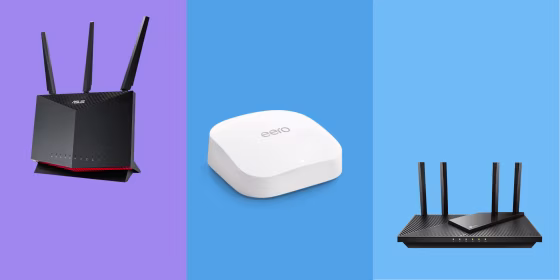 Three different wifi routers
