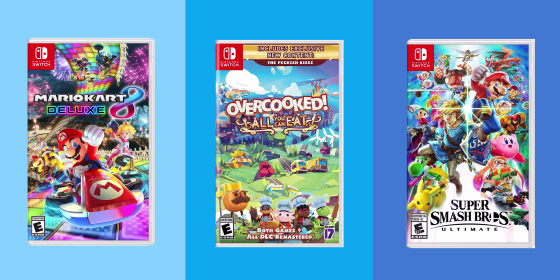 Three Nintendo Switch games