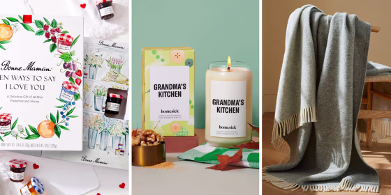 Celebrate Grandma this Mother's Day with a special gift like their own recipe book, a warm blanket or an indoor herb garden.