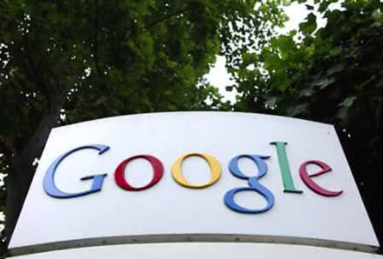 Google headquarters on day Google IPO had been expected