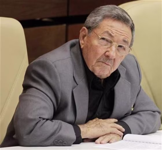 Cuba's President Raul Castro attends a meeting of the National Assembly in Havana